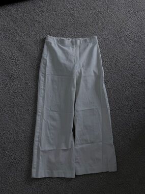 Fifteen Twenty White Wide-Leg Chinos